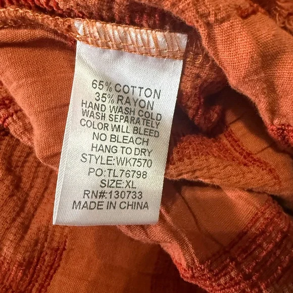 Umgee Frayed Detail Polka Dot Maxi Dress- XL - Picture 7 of 7